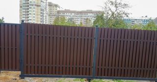 Купить распашные ворота из штакетника Ковров, цена от 2794 руб.