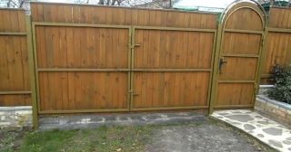 Купить распашные ворота деревянные Ковров, цена от 2794 руб.